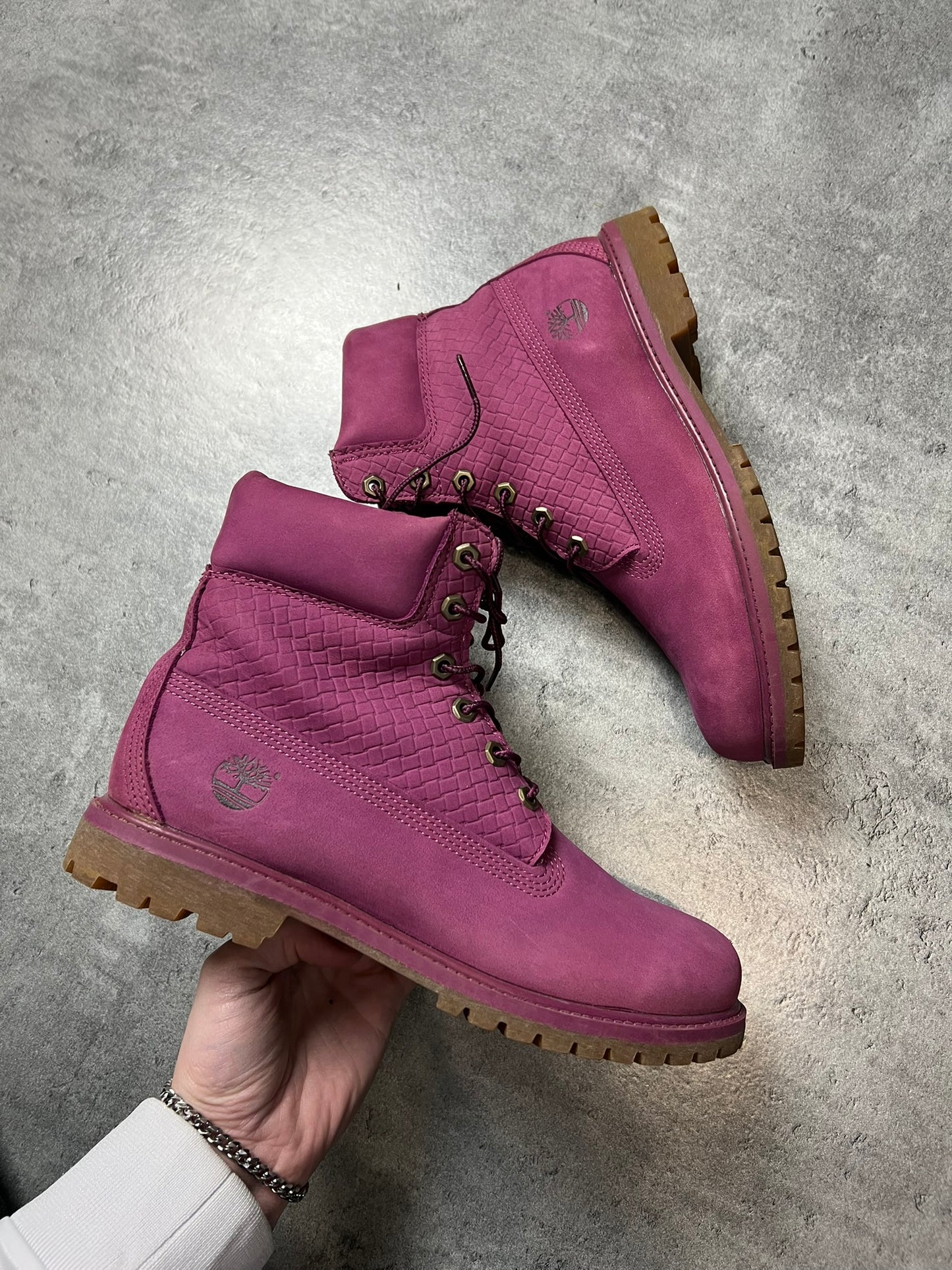 TIMBERLAND 6 FIOLETOWE BUTY