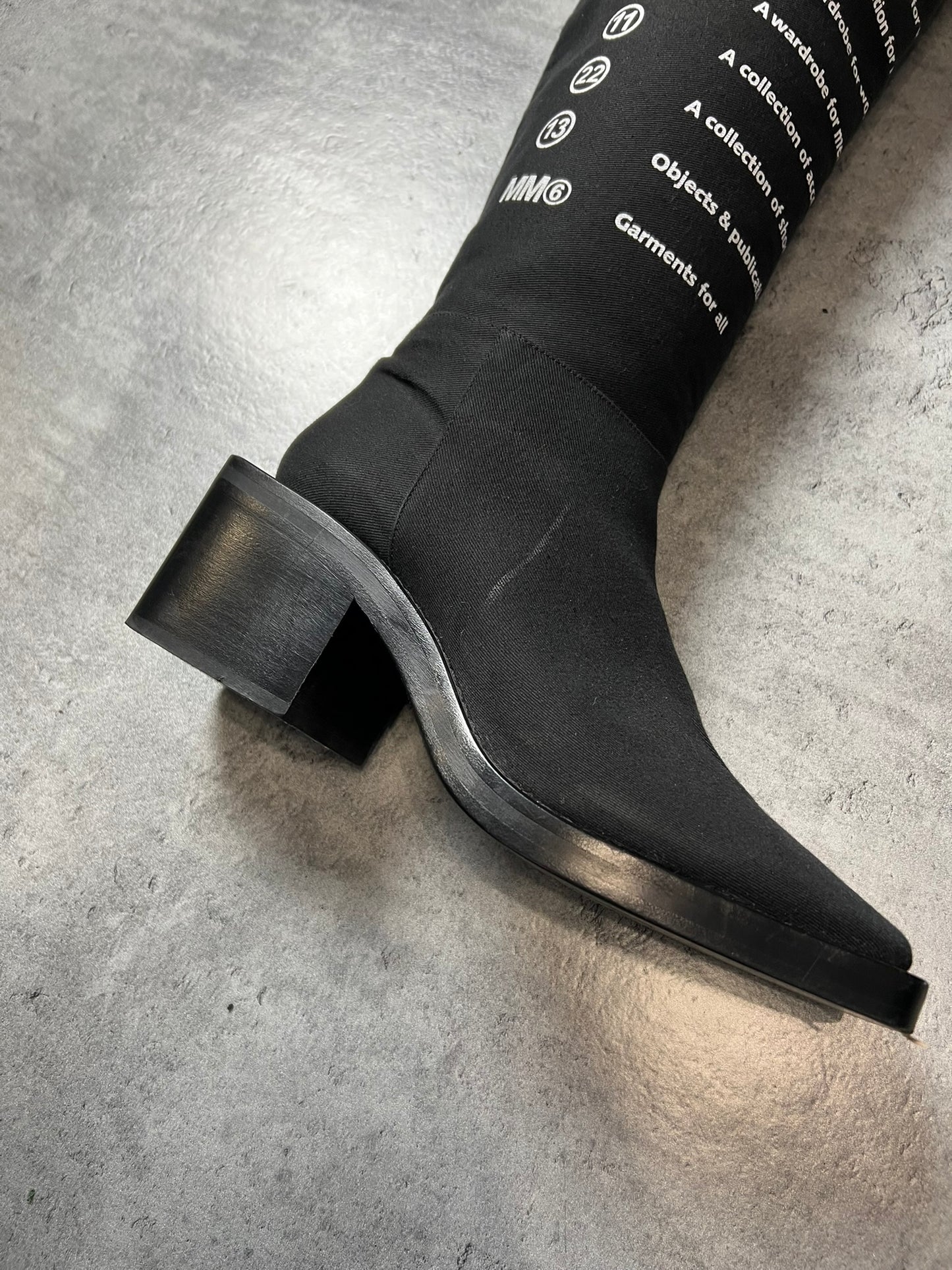 MAISON MARGIELA CZARNE KOZAKI