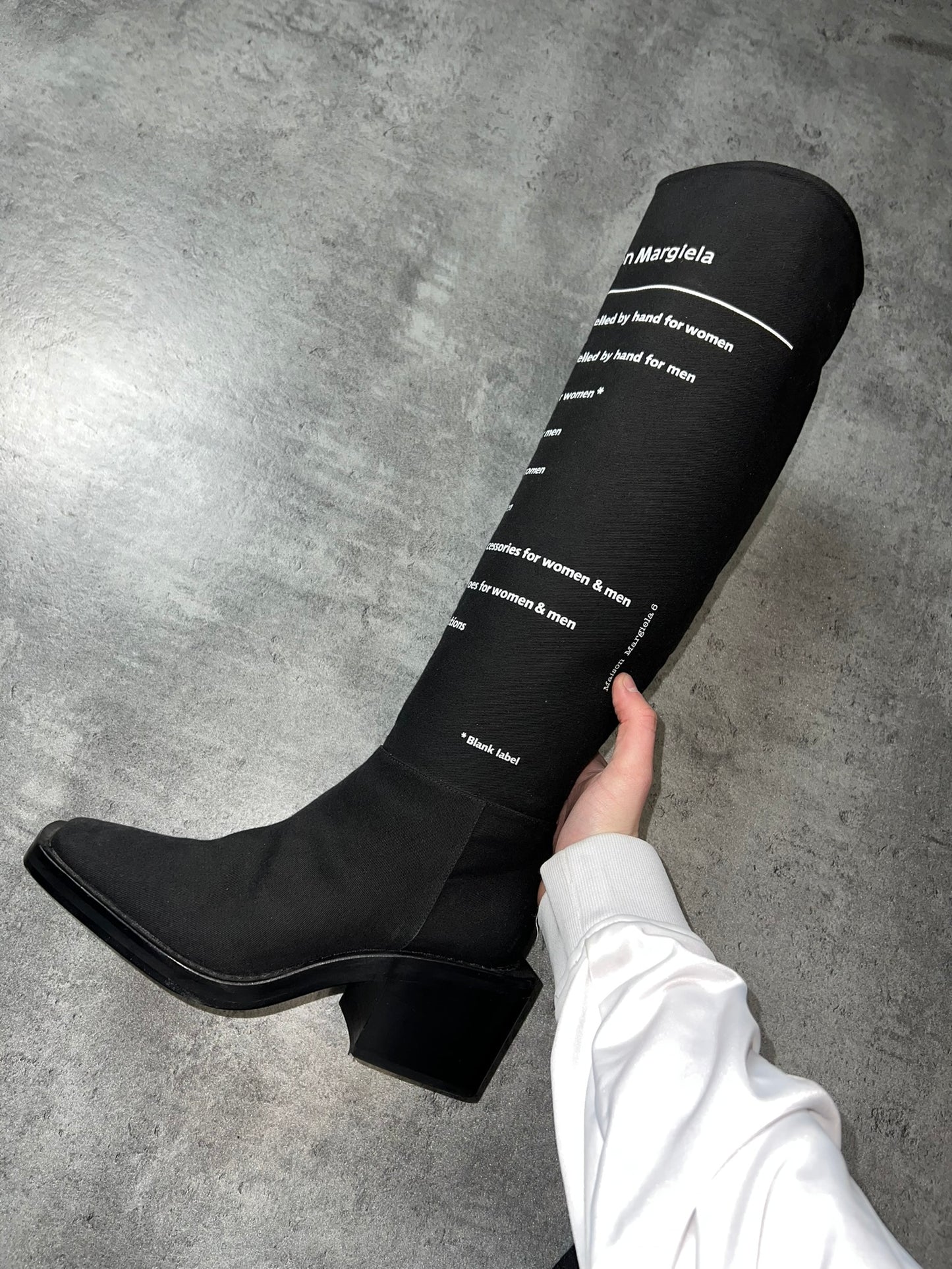 MAISON MARGIELA CZARNE KOZAKI