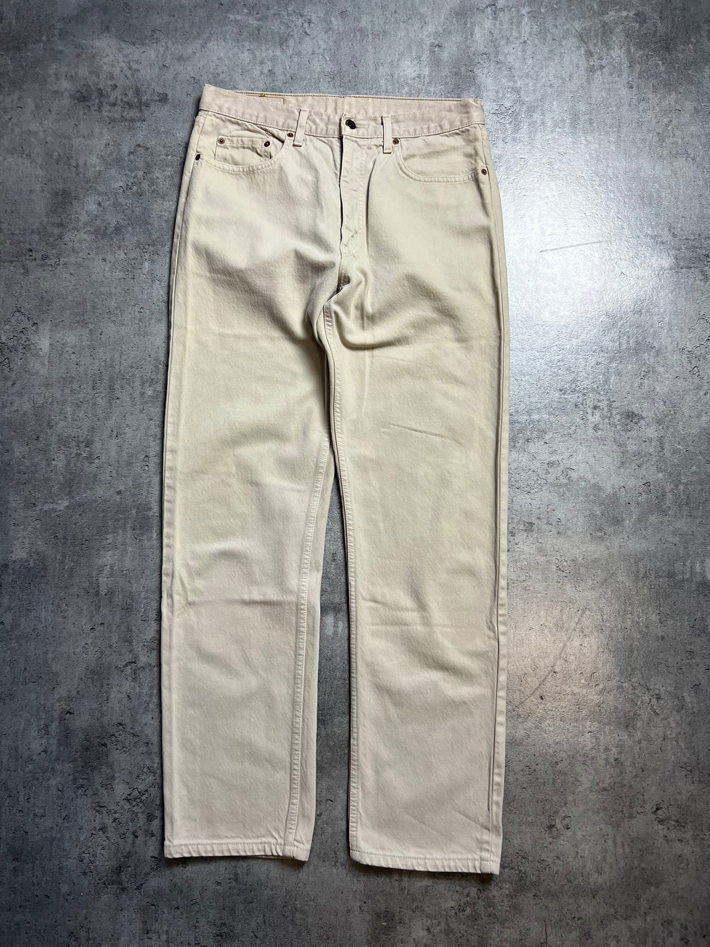 LEVIS 615 ORANGE TAB BEŻOWE SPODNIE