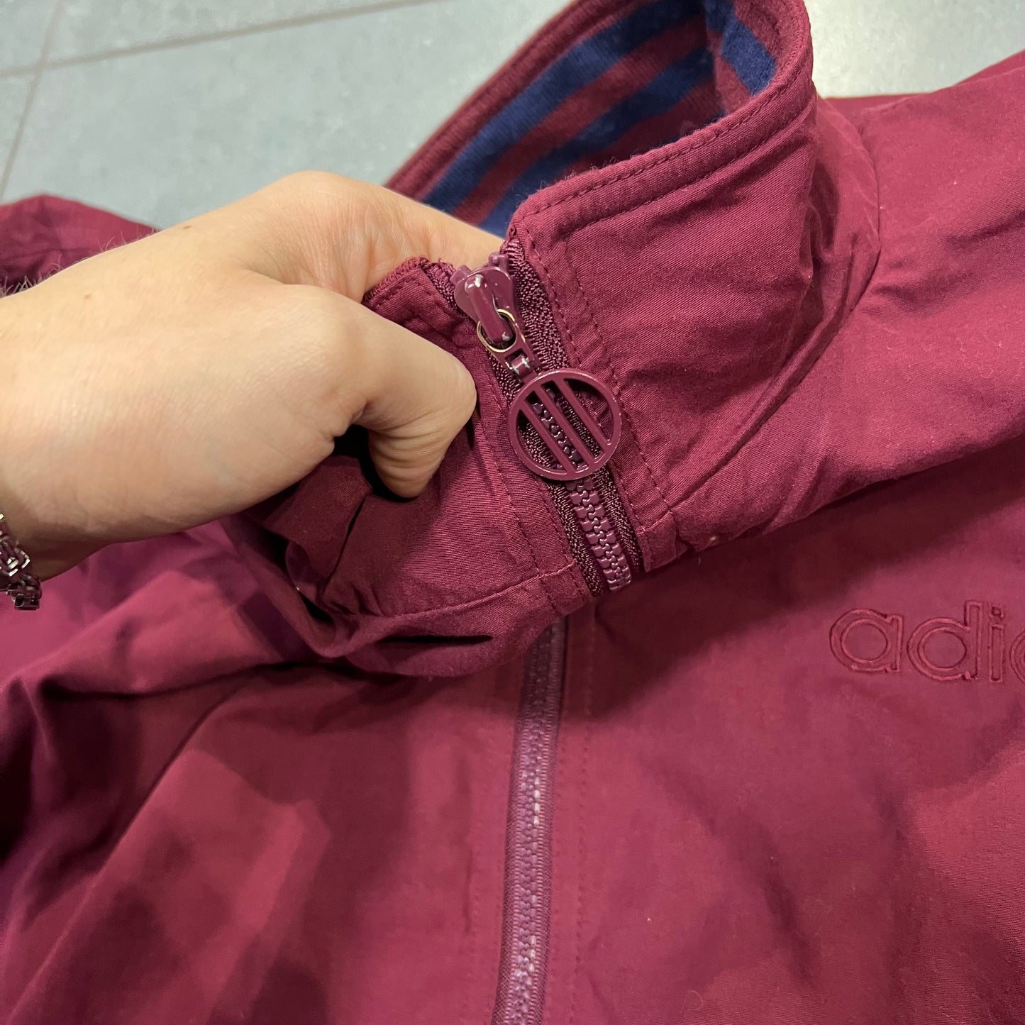 ADIDAS WIATRÓWKA BURGUNDOWA