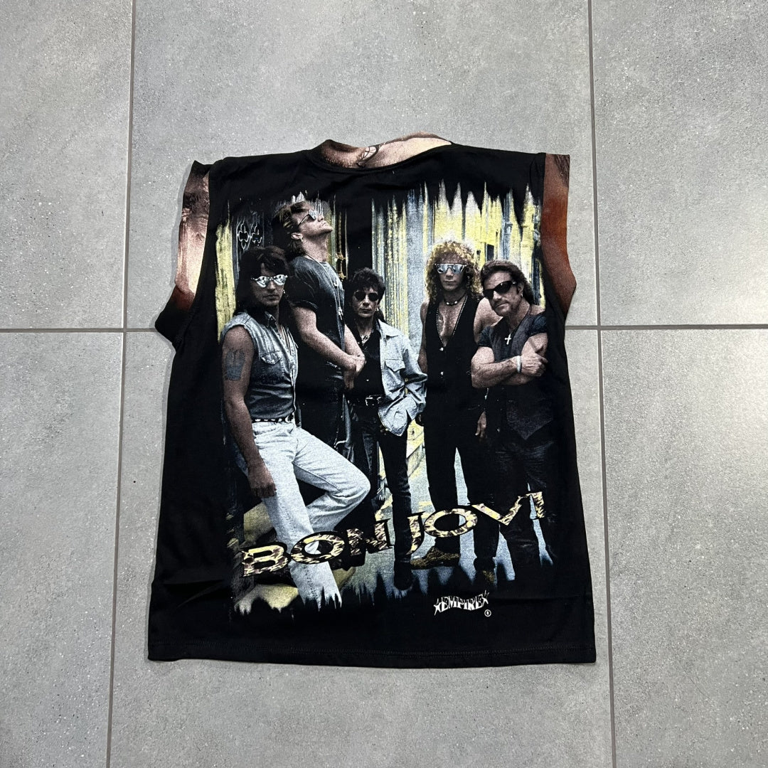 CZARNY TANK TOP BON JOVI