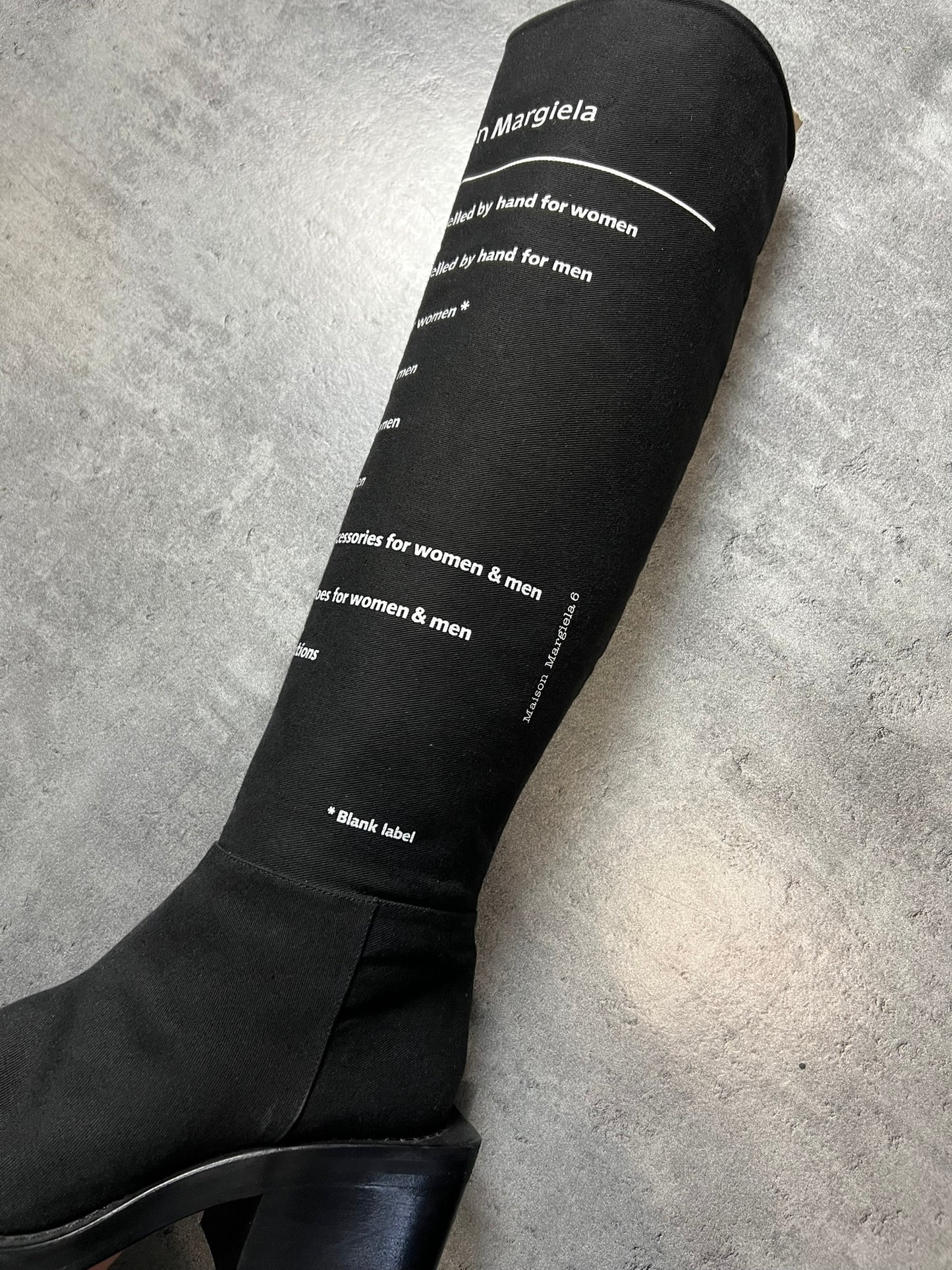 MAISON MARGIELA CZARNE KOZAKI