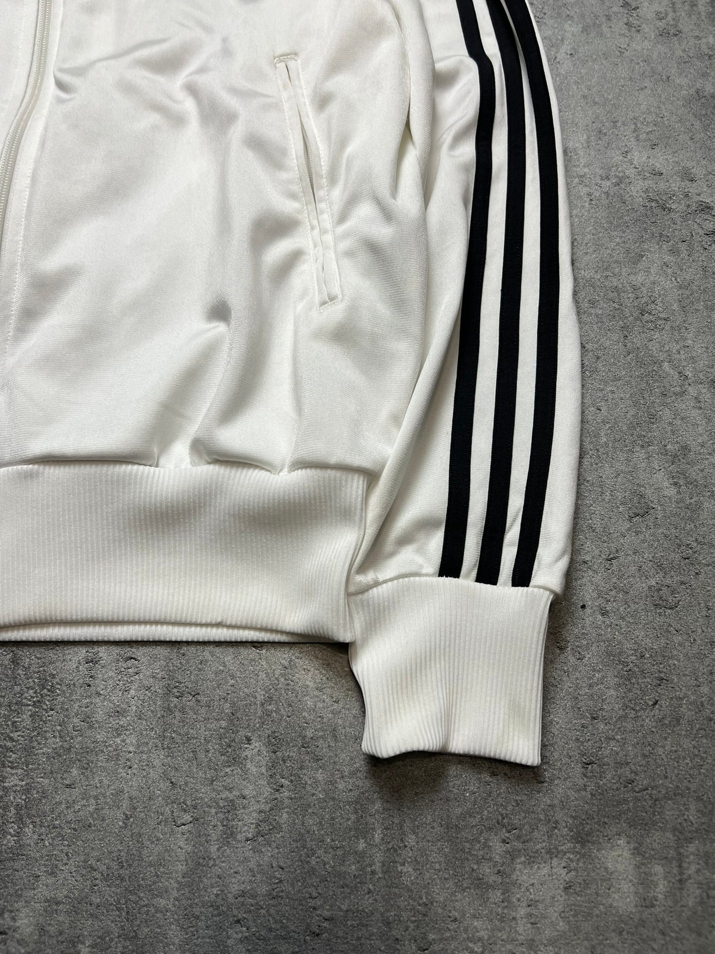 ADIDAS BIAŁA BLUZA ZIP