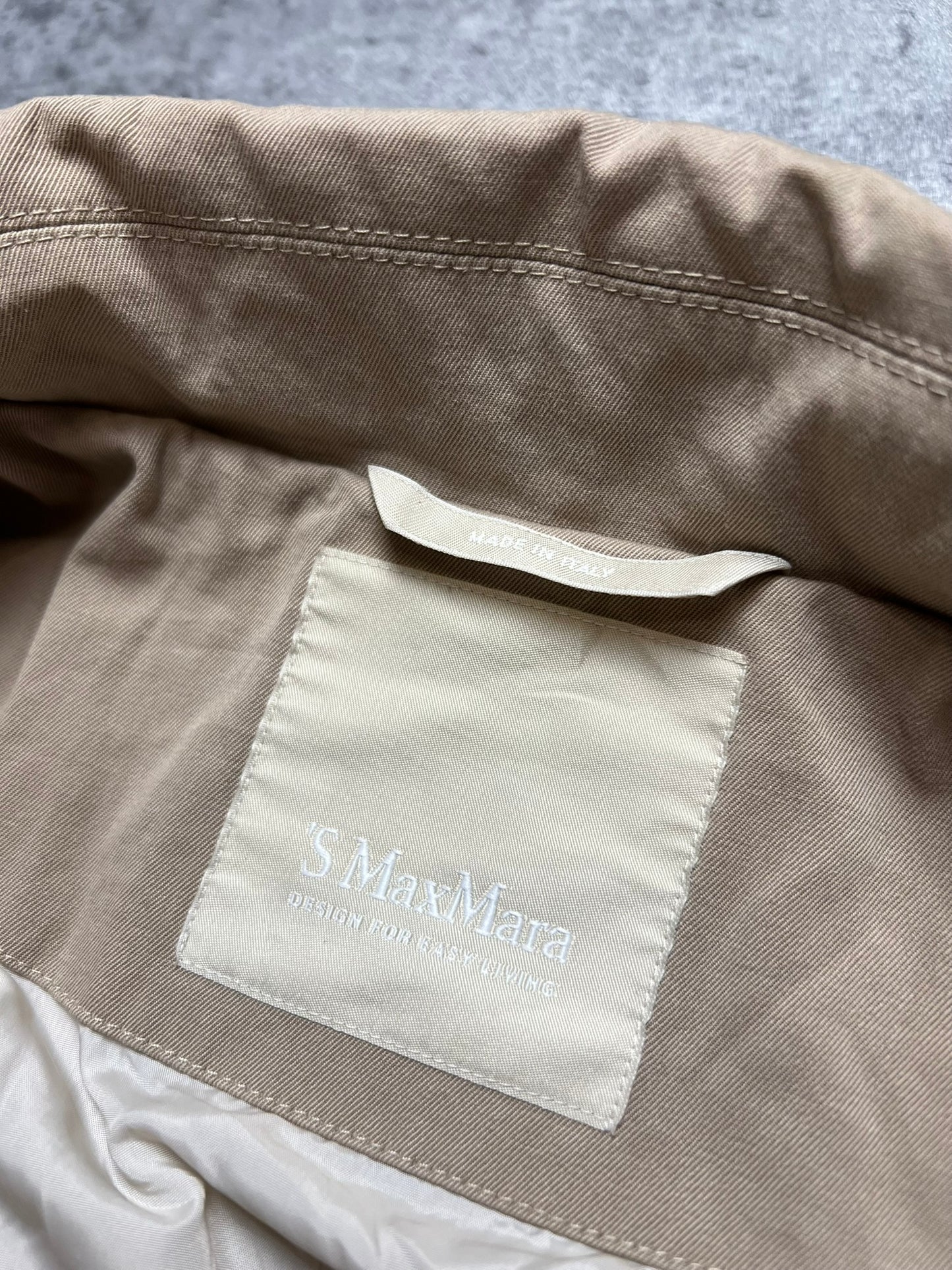 MAX MARA PŁASZCZ BEŻOWY