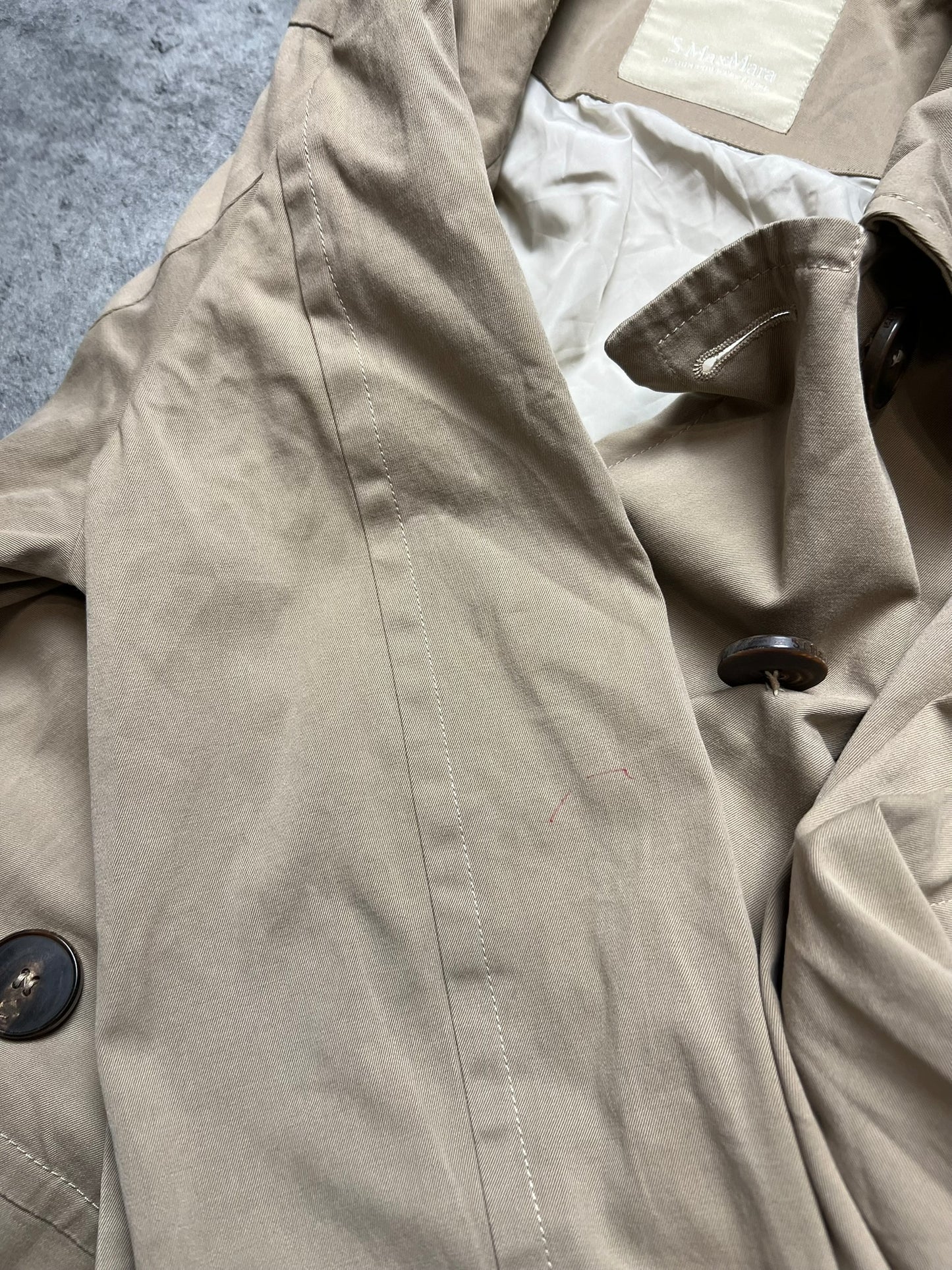 MAX MARA PŁASZCZ BEŻOWY