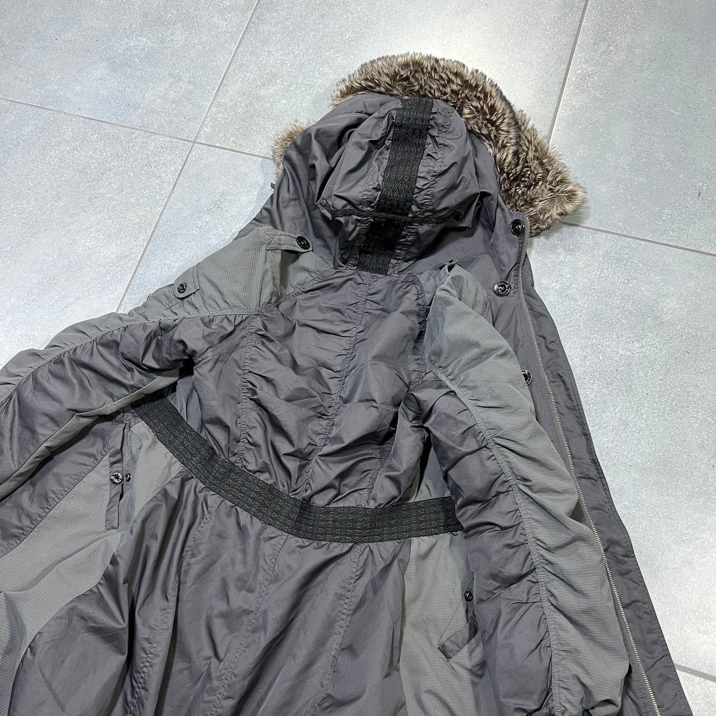 DIESEL KURTKA PARKA Z FUTREM