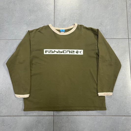 FISHBONE CREWNECK KHAKI