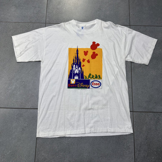 DISNEY KOSZULKA VINTAGE Z ZAMKIEM