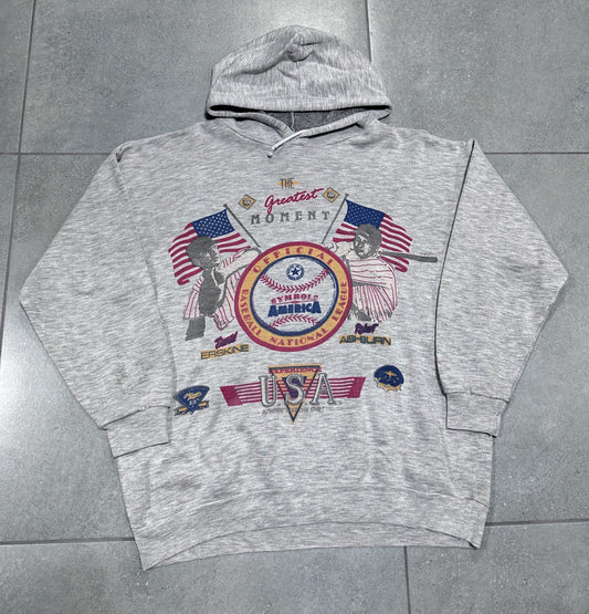 VINTAGE BLUZA Z KAPTUREM AMERICA