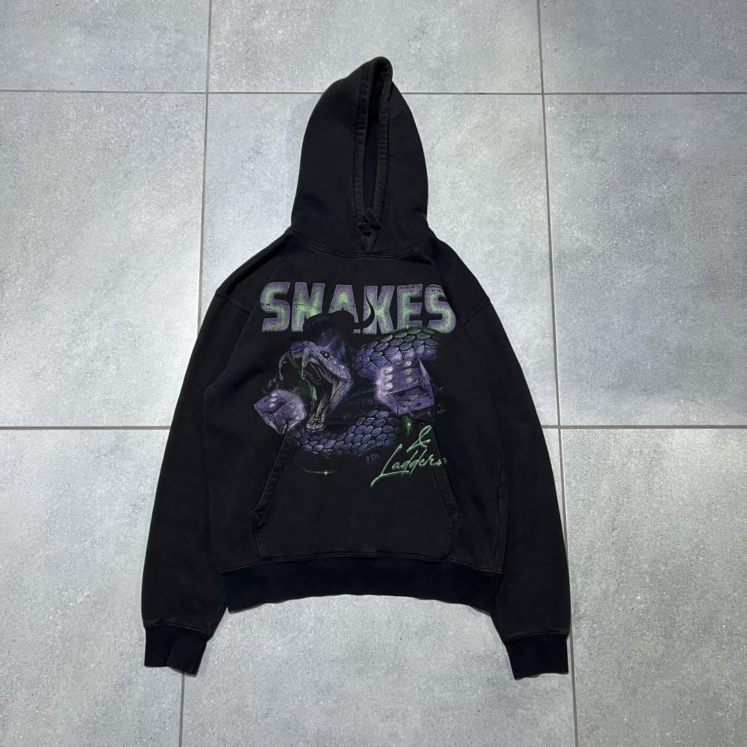 CZARNA BLUZA SNAKES WASHED
